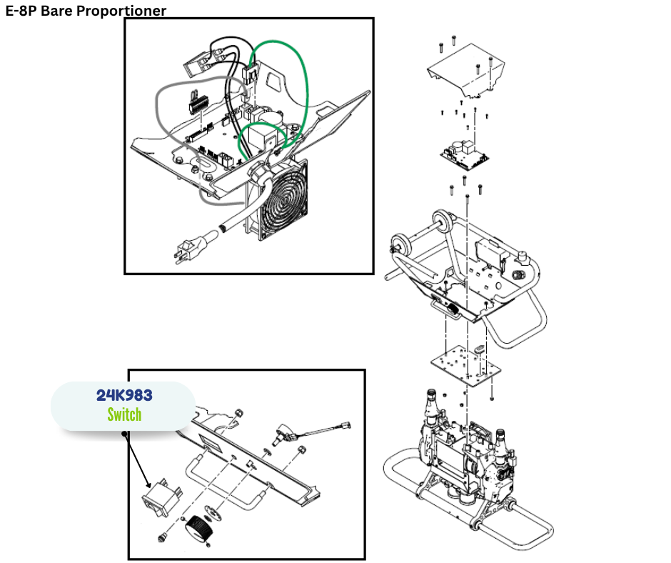 GRACO W/BREAKER ROCKER SWITCH KIT (24K983)