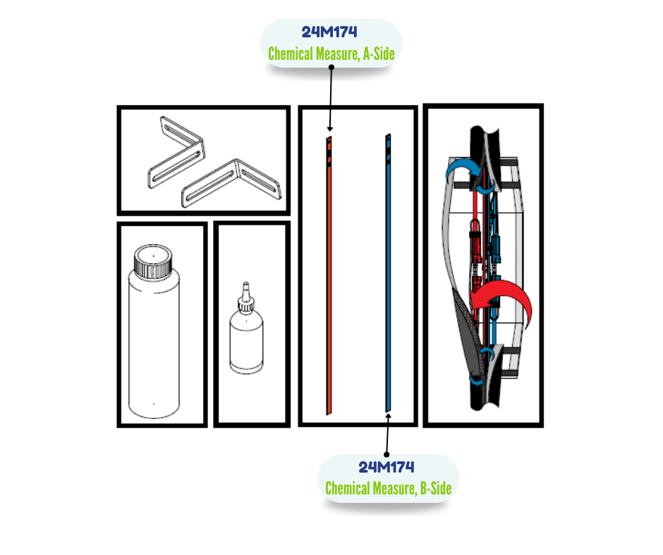 METAL DRUM LEVEL KIT (24M174)