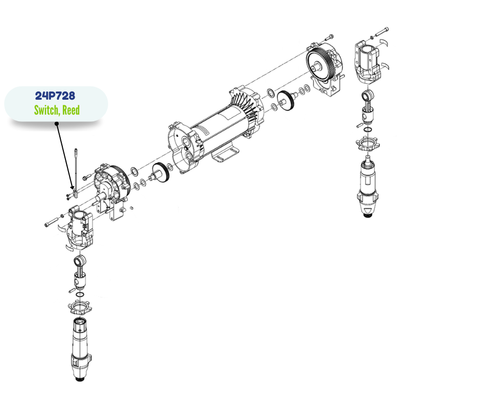 M8 4PIN REED SWITCH (24P728)