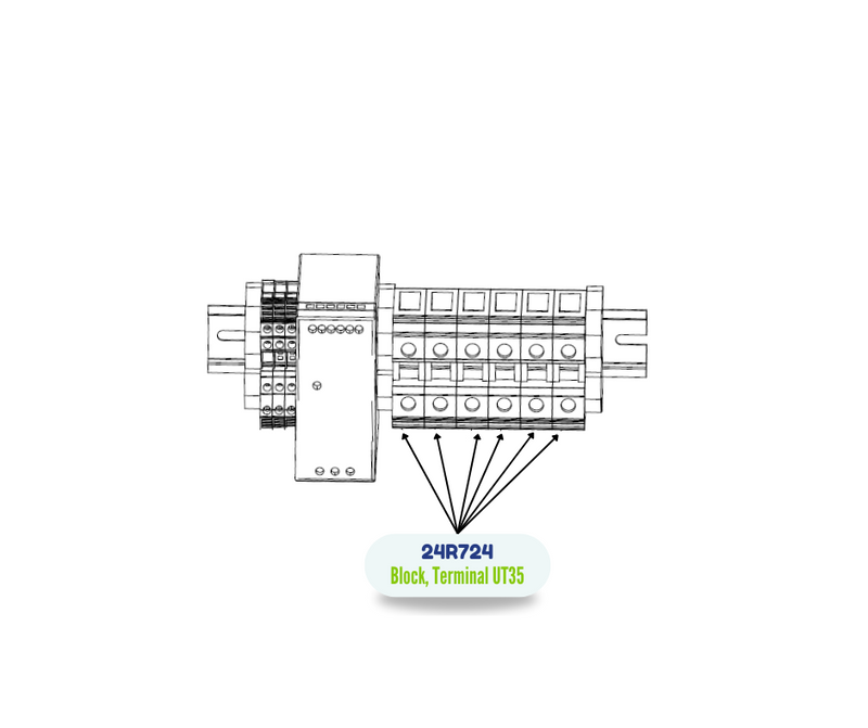 UT35 TERMINAL BLOCK (24R724)