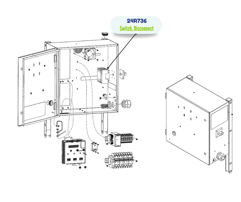 DOOR MOUNTED DISCONNECT SWITCH (24R736)