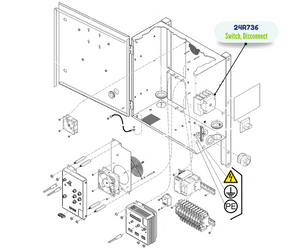 DOOR MOUNTED DISCONNECT SWITCH (24R736)