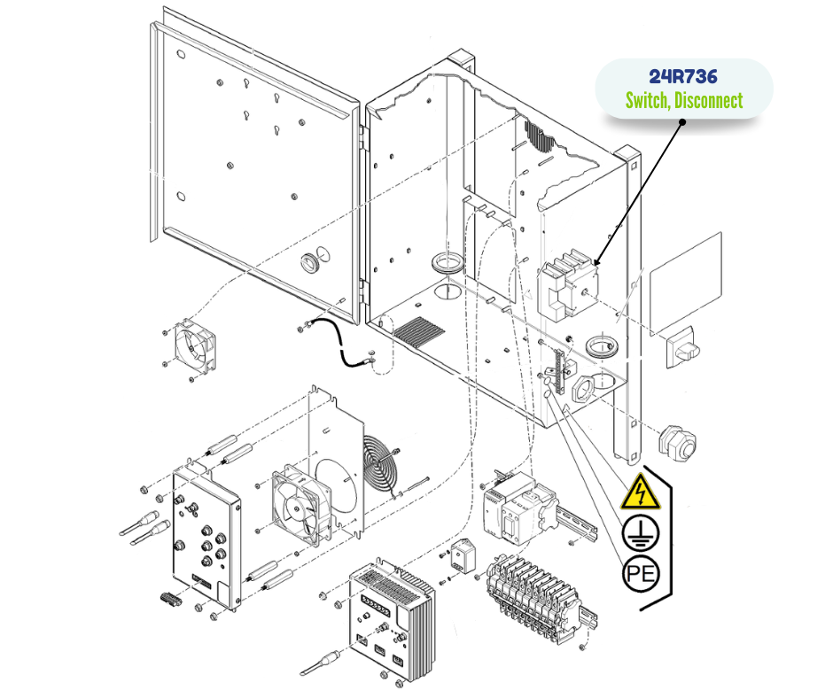 DOOR MOUNTED DISCONNECT SWITCH (24R736)