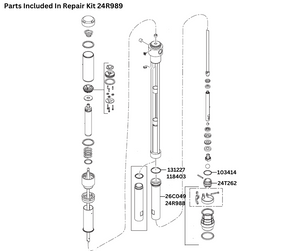GRACO INTAKE VALVE KIT; T1 (24R989)