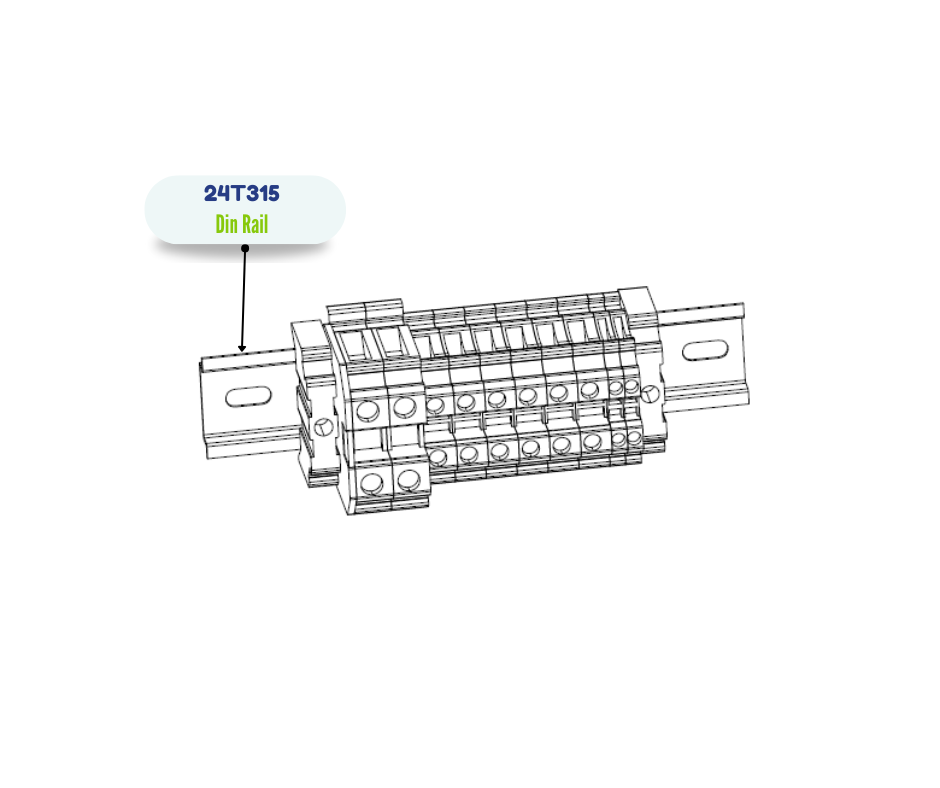 35MM X 7.5MM DIN RAIL (24T315)