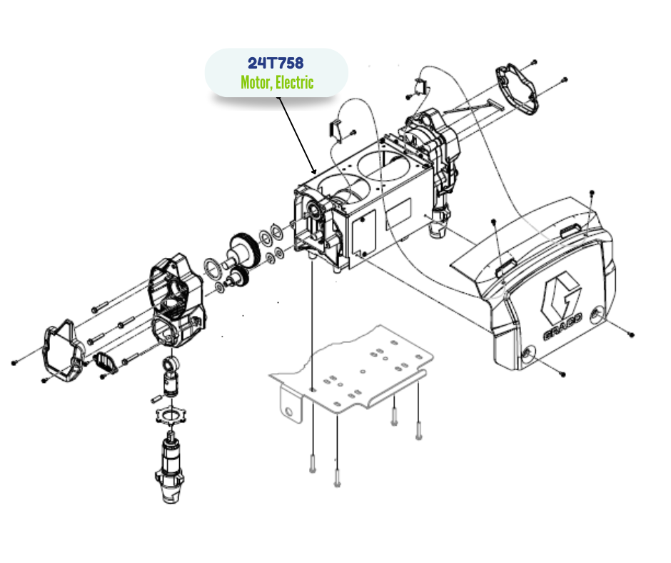 E10HP REPLACEMENT MOTOR KIT (24T758)