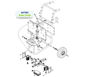 E10HP CROSSBAR BRACKET KIT (24T951)