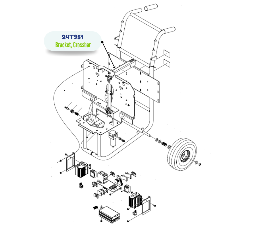 E10HP CROSSBAR BRACKET KIT (24T951)