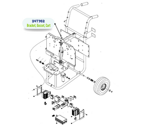 PAINT E10HP CART GUSSET KIT (24T952)
