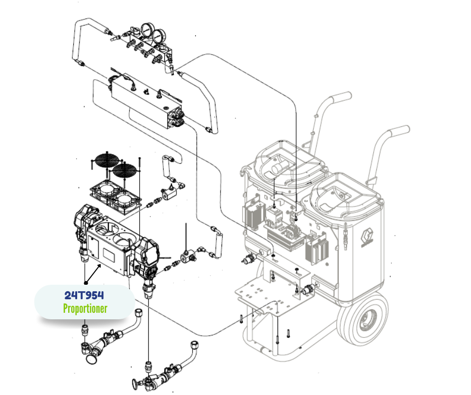 E10HP PROPORTIONER KIT (24T954)
