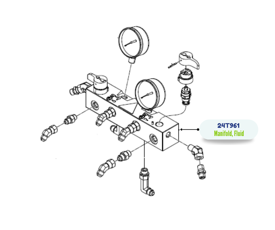 E10HP RECIRC MANIFOLD KIT (24T961)