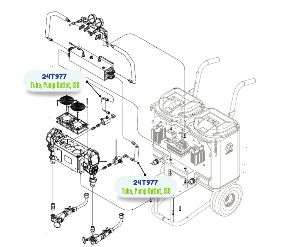 E10HP PUMP OUTLET KIT (24T977)