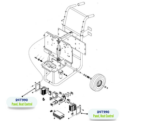 E10HP HEATER CNTRL MOUNT KIT (24T990)