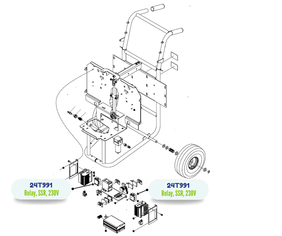 240V SSR RELAY KIT (24T991)