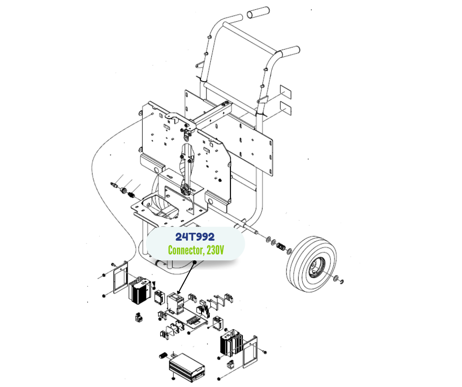 240V CONTACTOR CONNECTOR KIT (24T992)