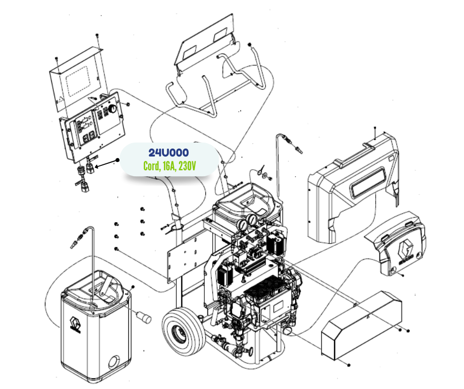 240V16A CORD KIT (24U000)
