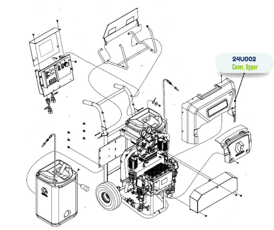 E10HP HEATER COVER KIT (24U002)
