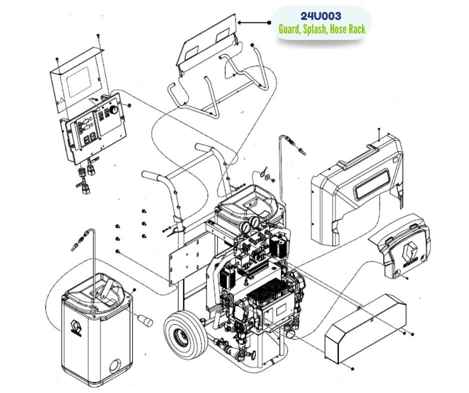 E10HP HOSE RACK GUARD KIT (24U003)