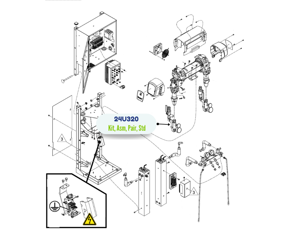 REACTOR STD PAIR ASSEMBLY KIT (24U320)