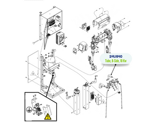 10KW ONLY OUTLET B FLUID TUBE KIT (24U840)