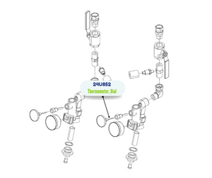 DIAL THERMOMETER KIT (24U852)
