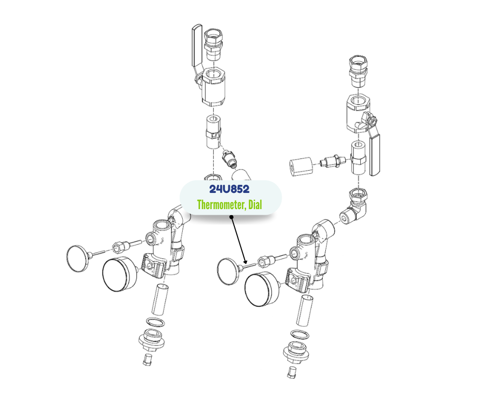 DIAL THERMOMETER KIT (24U852)