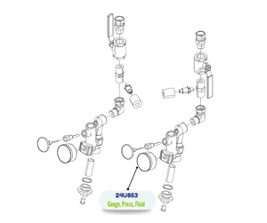 FLUID PRESS GAUGE KIT (24U853)