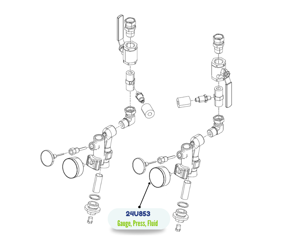 FLUID PRESS GAUGE KIT (24U853)