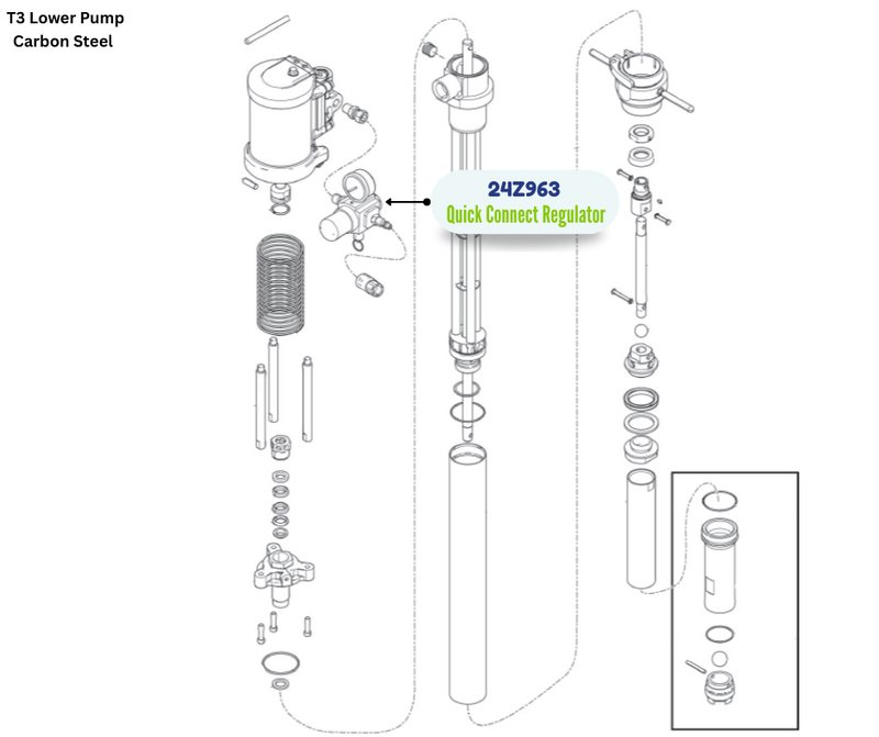 GRACO QUICK CONNECT REGULATOR (24Z963)
