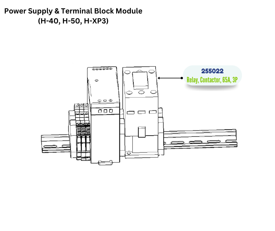 3P 50A CONTACTOR RELAY KIT (255022)