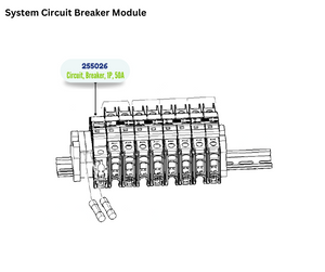 C CRV 50A 1 POLE CKT BRKR KIT (255026)