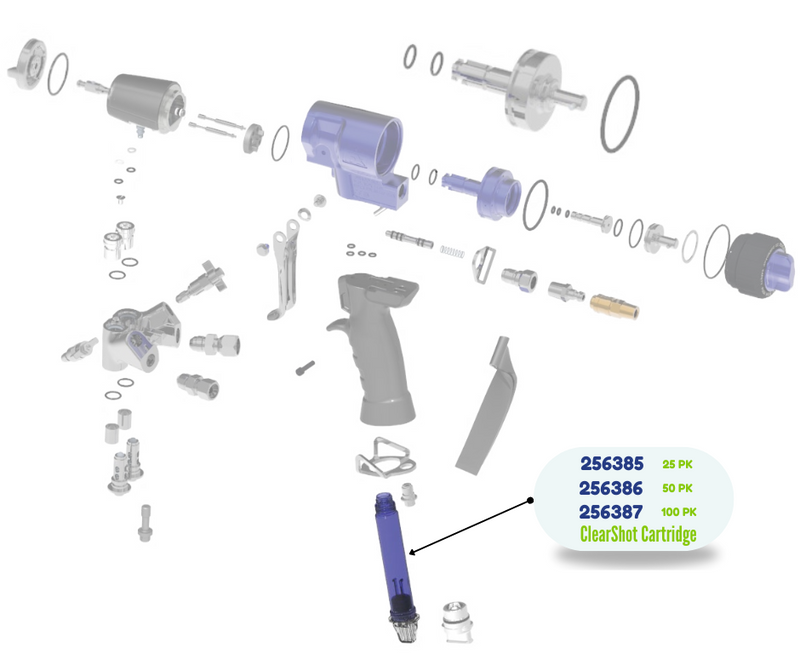 GRACO 100PACK CARTRIDGE KIT (256387)