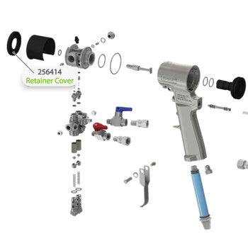 Retainer Cover (5 pack) for Graco Fusion CS Spray Gun (256414)