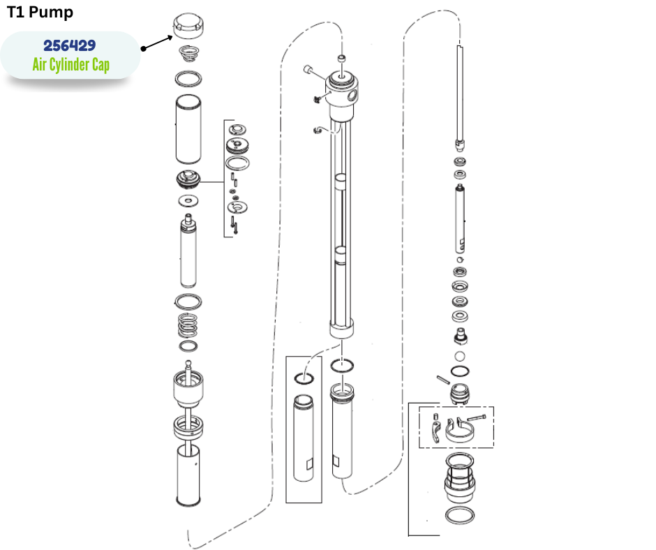 GRACO AIR CYLINDER KIT (256429)