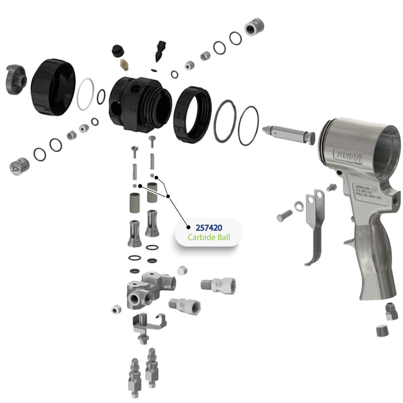 Carbide Ball for Graco Gun (257420)
