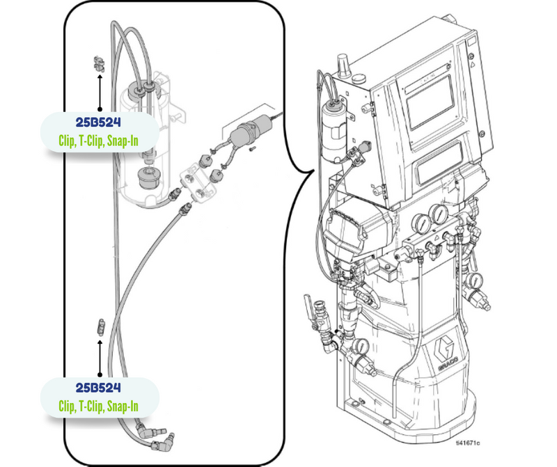 GRACO SNAP IN T CLIP CLIP (25B524)