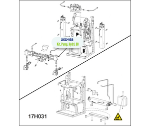 80 W/ISO/RESIN HYDRL PUMP KIT (25D458)