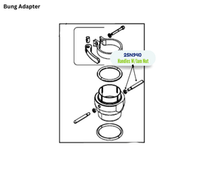 GRACO BUNG ADAPTER HANDLES KIT (25N940)