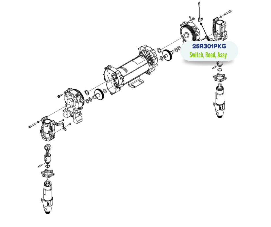 GRACO ASSEMBLY REED SWITCH (25R301PKG)