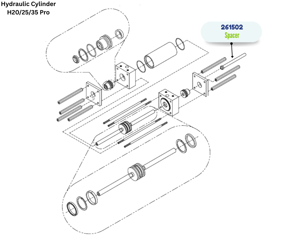 GRACO REVERSING SWITCH SPACER (261502)