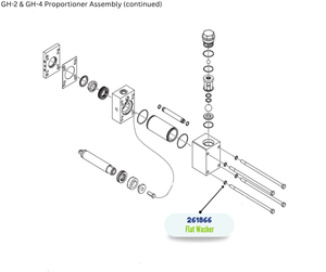 GRACO TIE ROD BOLTS WASHERS KIT (261866)