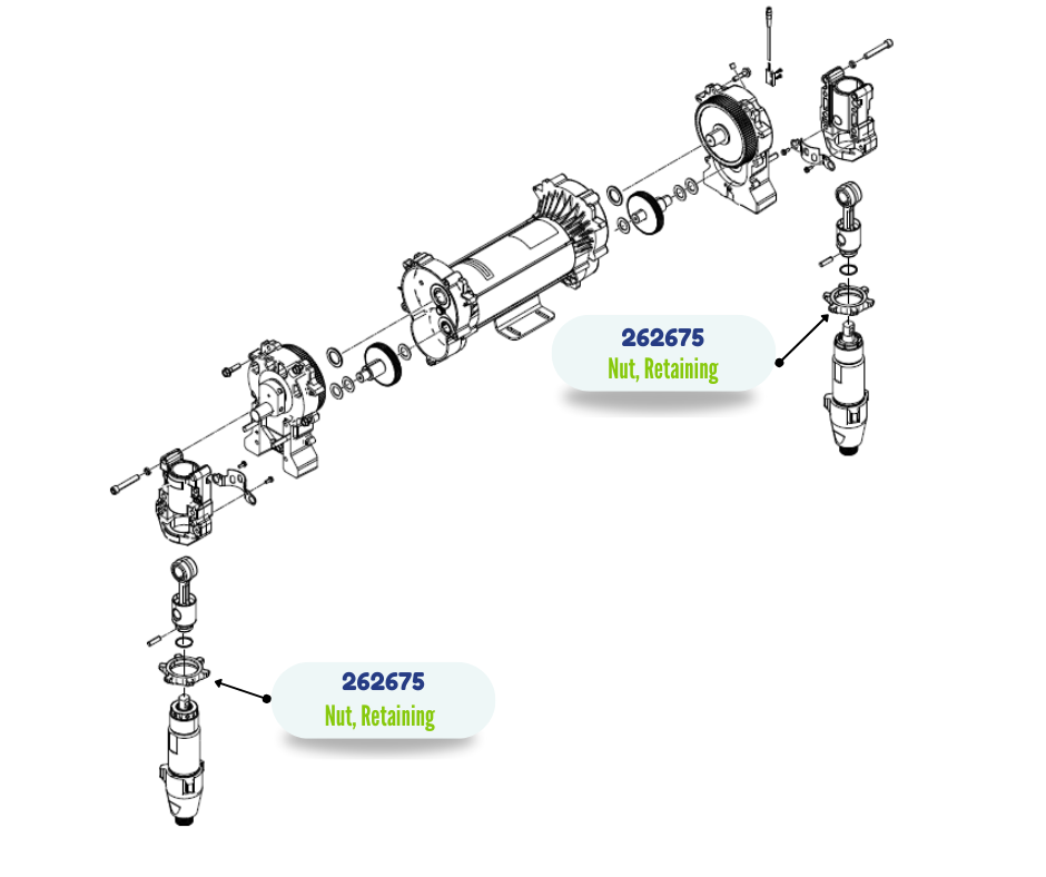 GRACO RETAINING NUT KIT (262675)