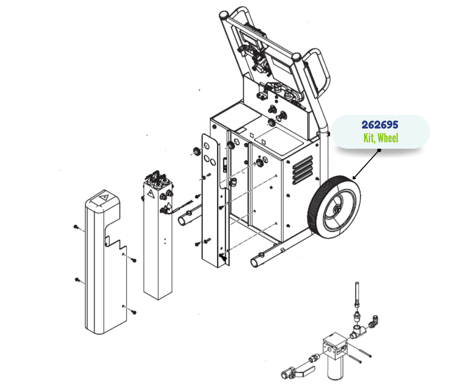 A25 WHEEL KIT (262695)
