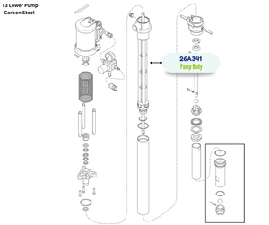 GRACO T3 PUMP BODY (26A341)