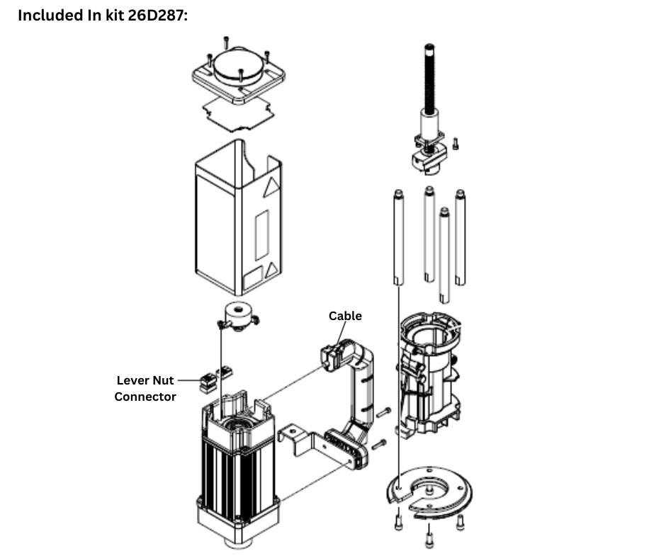 GRACO E1 MOTOR CABLE REPAIR KIT (26D287)