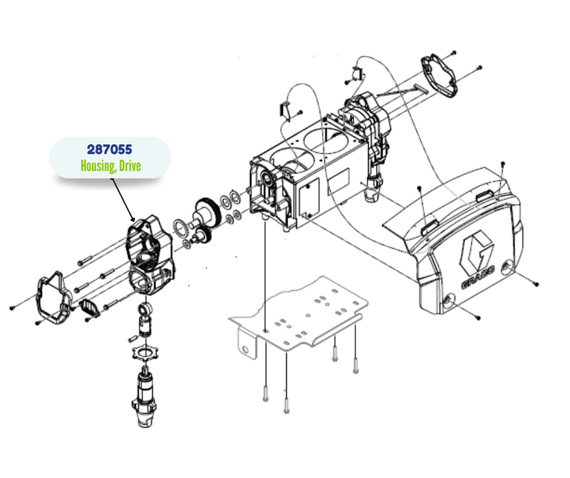 GRACO DRIVE HOUSING REPAIR KIT (287055)