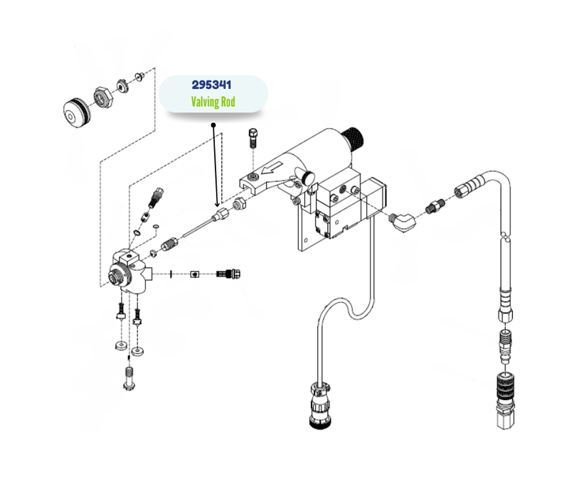 GRACO VALVING ROD (295341)