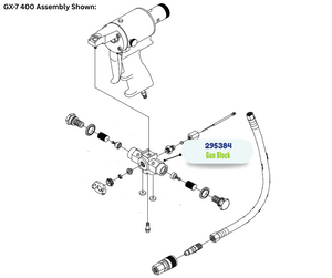 GRACO S/S GUN BLOCK KIT (295384)