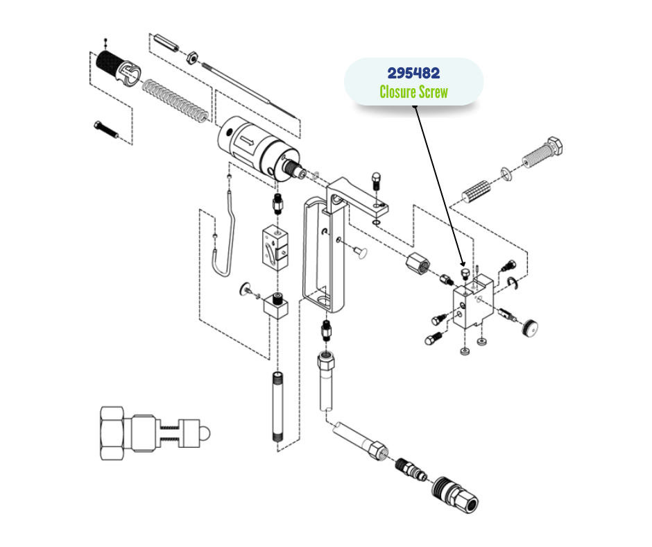 1032 X 1/4 CLOSURE SCREW (295482)