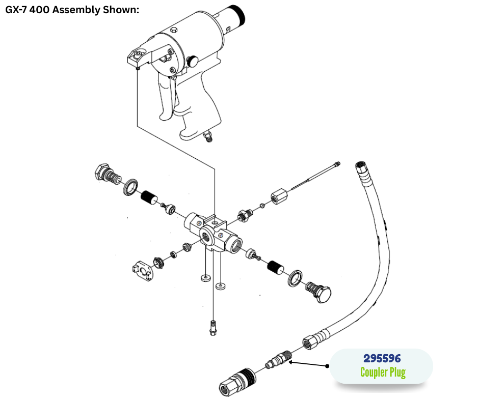 GRACO COUPLER PLUG (295596)